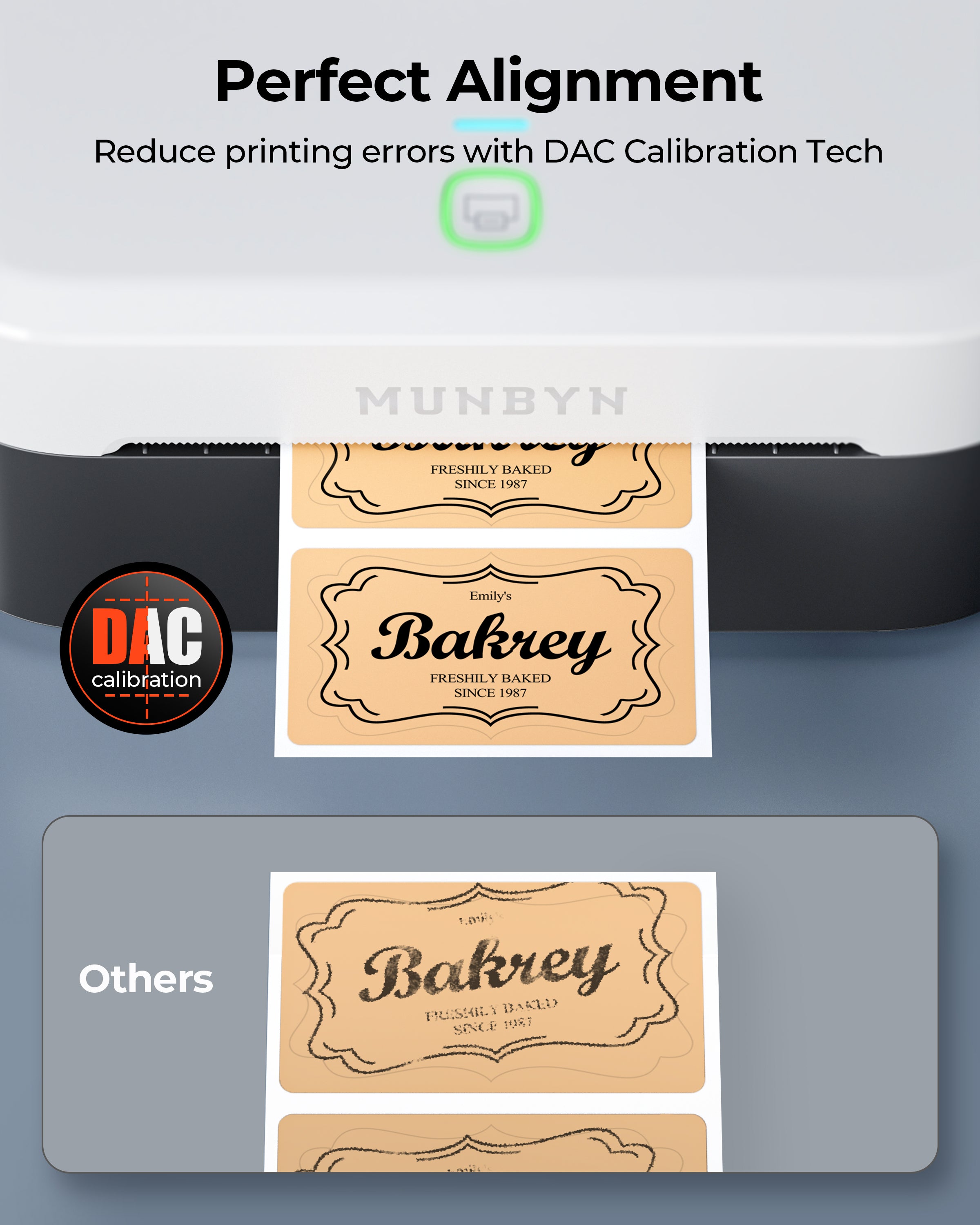 RealWriter 403B Thermodrucker【Panda-Farbe】