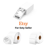 MUNBYN Etsy Handgemacht Laden Etiketten Set für Verpackung und Versand