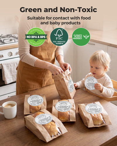 MUNBYN 4" x 4" Universal Thermal Labels for Small Businesses and Bakeries