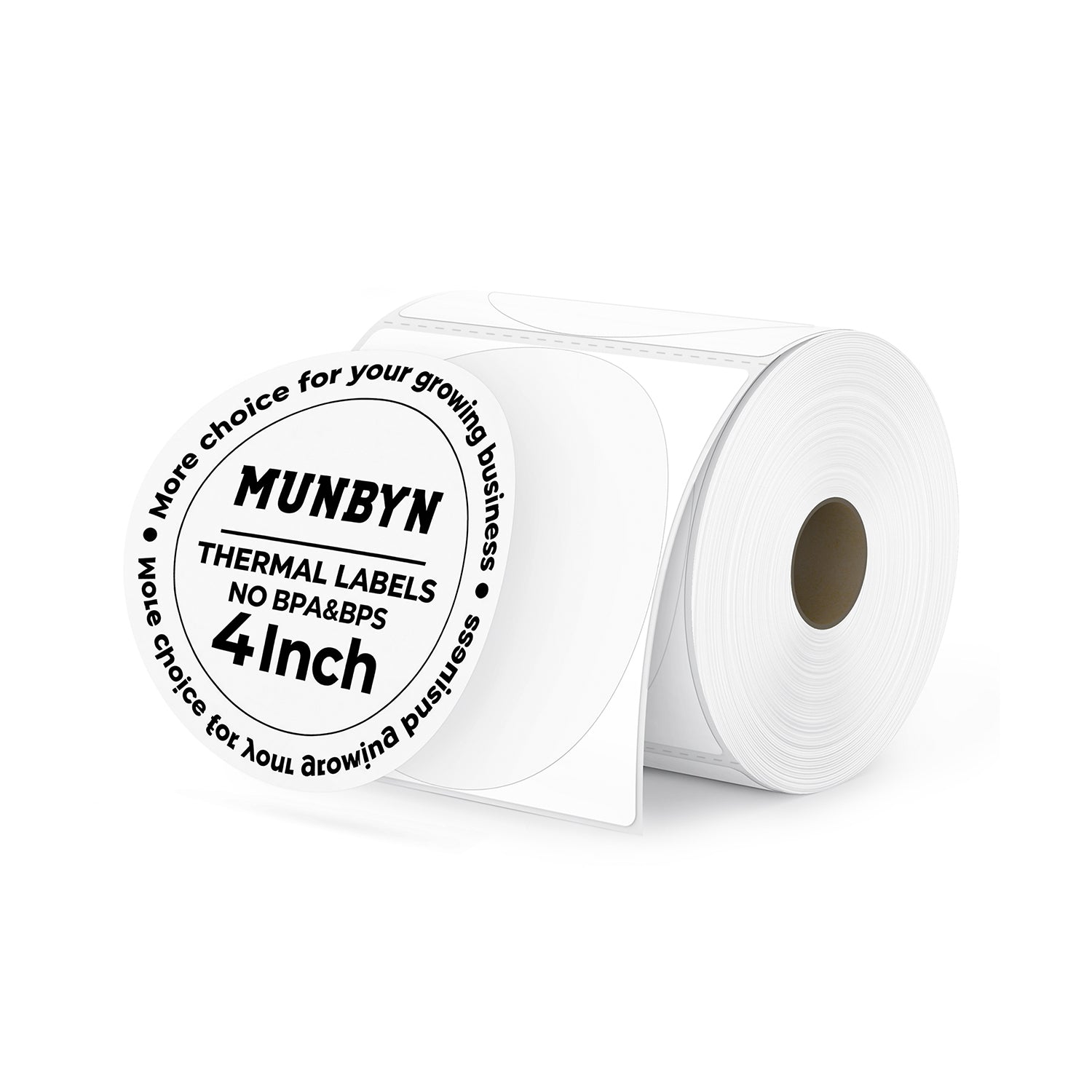 MUNBYN 4" x 4" Universal Thermal Labels for Small Businesses and Bakeries