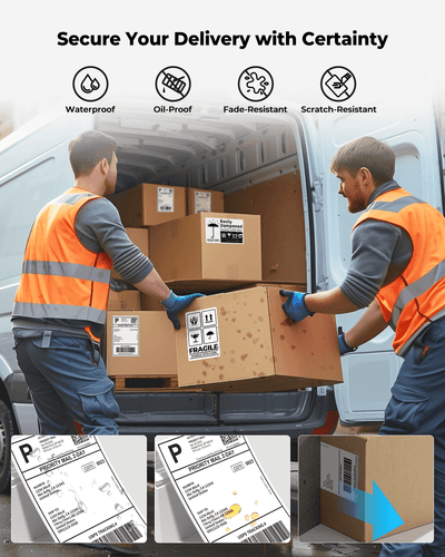 MUNBYN Premium Business Label Kit for Versatile Packaging