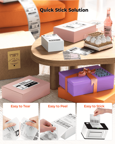 MUNBYN Premium Business Label Kit for Versatile Packaging