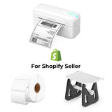 MUNBYN RealWriter 402B Bluetooth thermische labelprinter & 4x6 labels Shopify verzending elegante set