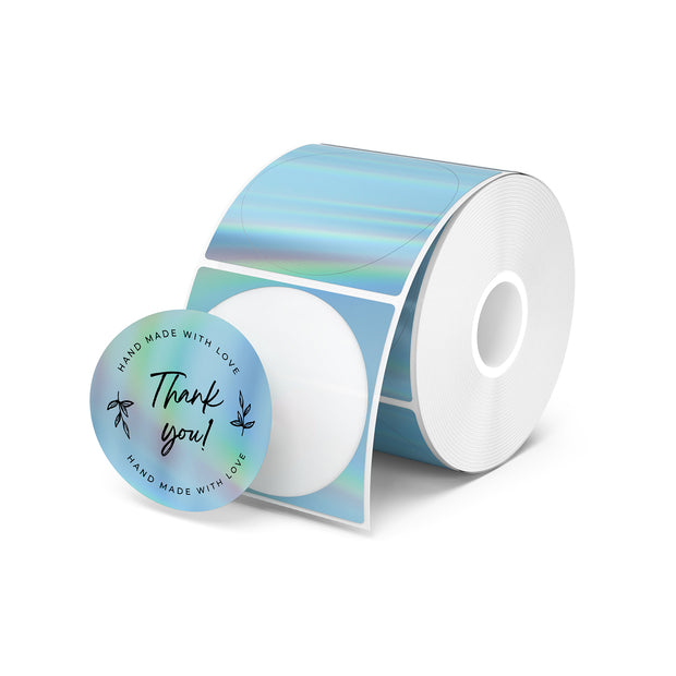 MUNBYN 2" Holographic Thermal Labels for Product Packaging