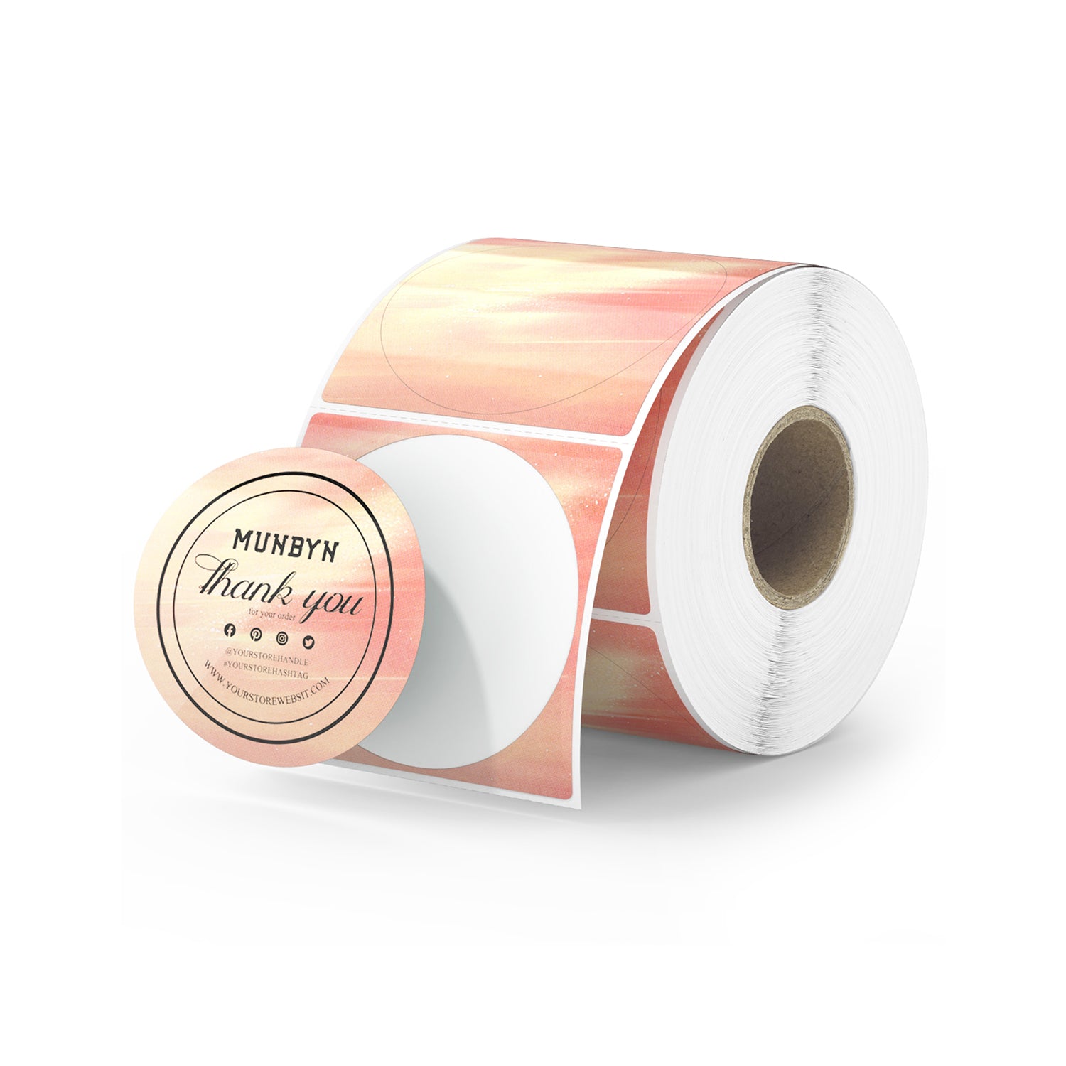 2" Aurora Farb Etiketten