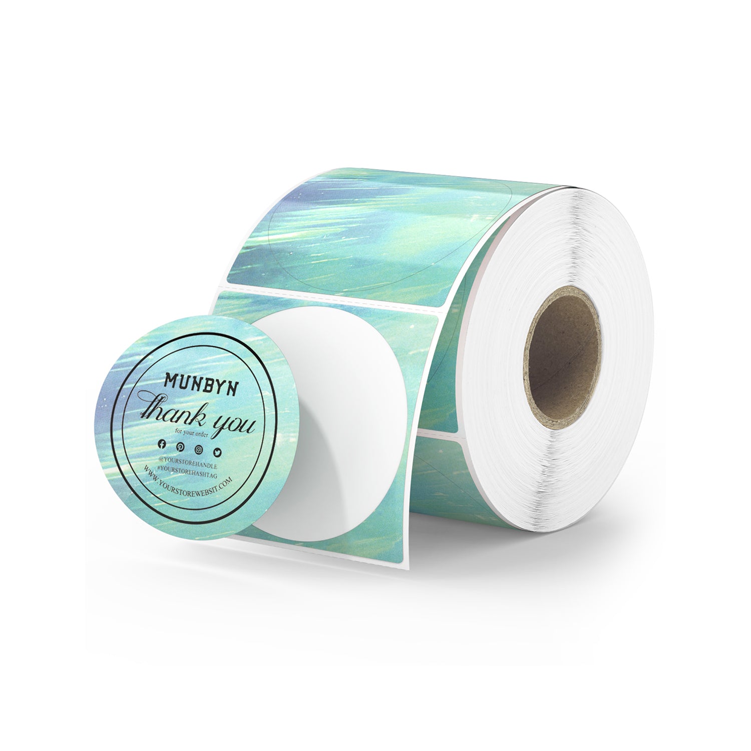 2" Aurora Farb Etiketten