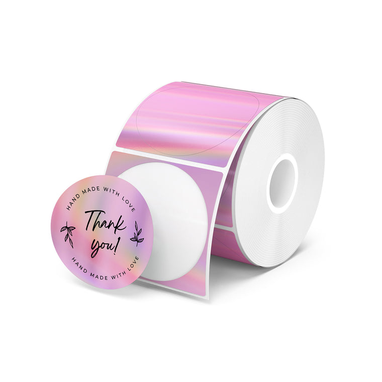 MUNBYN 2" holografische Thermoetiketten für Produktverpackung