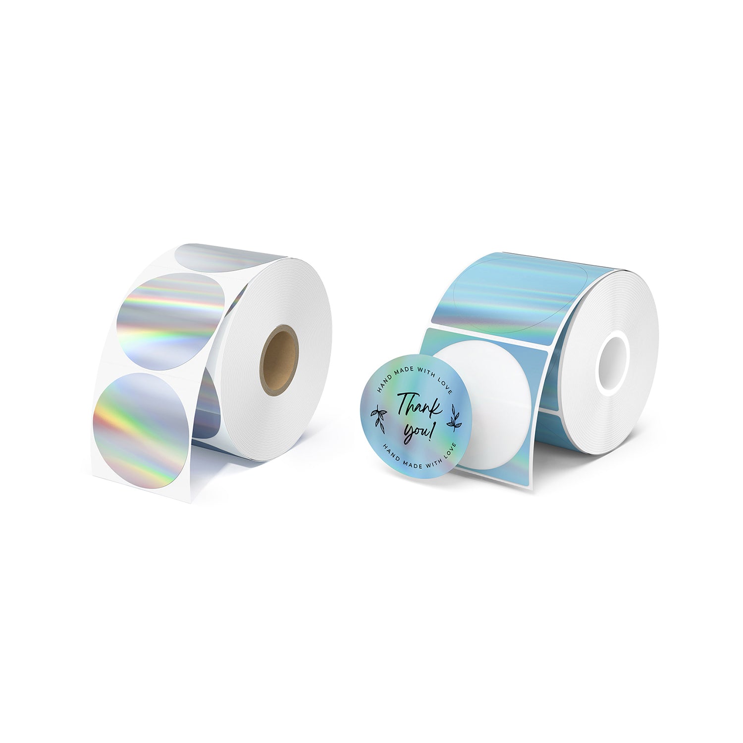 2" Holografische Etiketten Kit