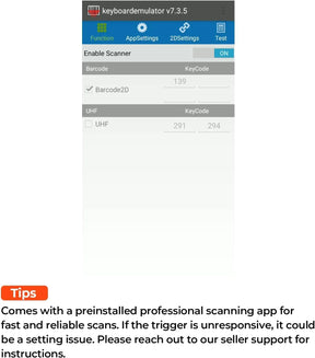 MUNBYN 089 Android 10 Barcode Scanner