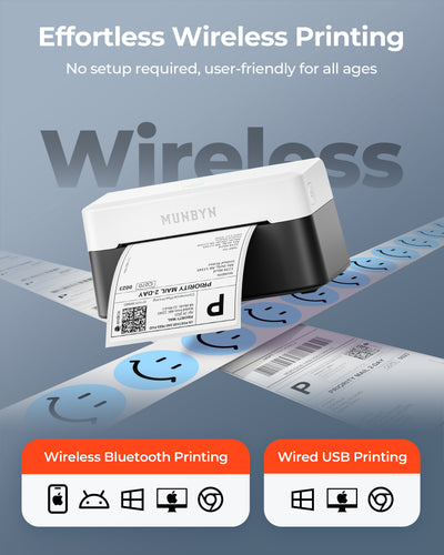 RealWriter 403B Thermodrucker【Panda-Farbe】