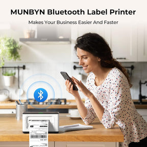 MUNBYN RealWriter 941 Bluetooth Thermo Etikettendrucker Labeldrucker