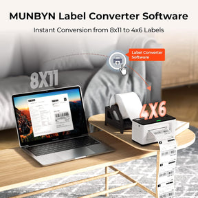 MUNBYN 941B Bluetooth Etikettendrucker Thermodrucker Sets