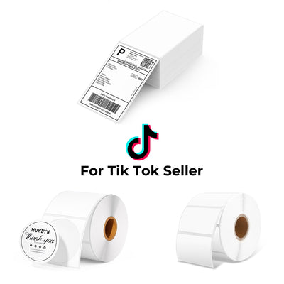 MUNBYN TikTok kit d'étiquettes de démarrage pour emballage et expédition