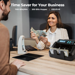 MUNBYN IMC51 Geldzählmaschine mit LCD-Display