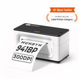 MUNBYN RW941BP 300DPI Bluetooth Thermodrucker für Produktetiketten und Branding