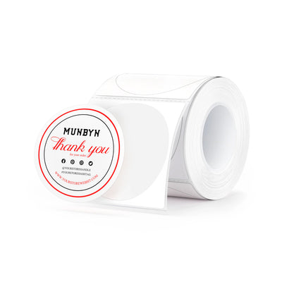 2" Zweifarbig Etiketten