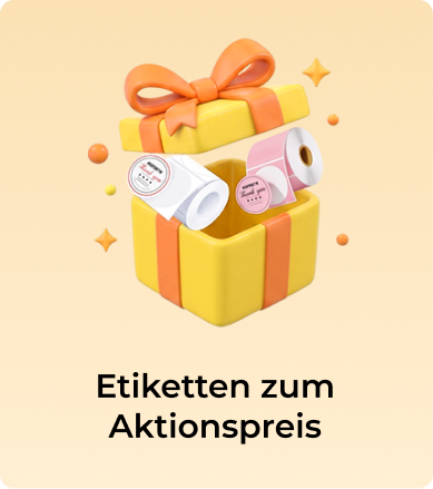 Sparen Sie bis zu 50 % bei Etiketten