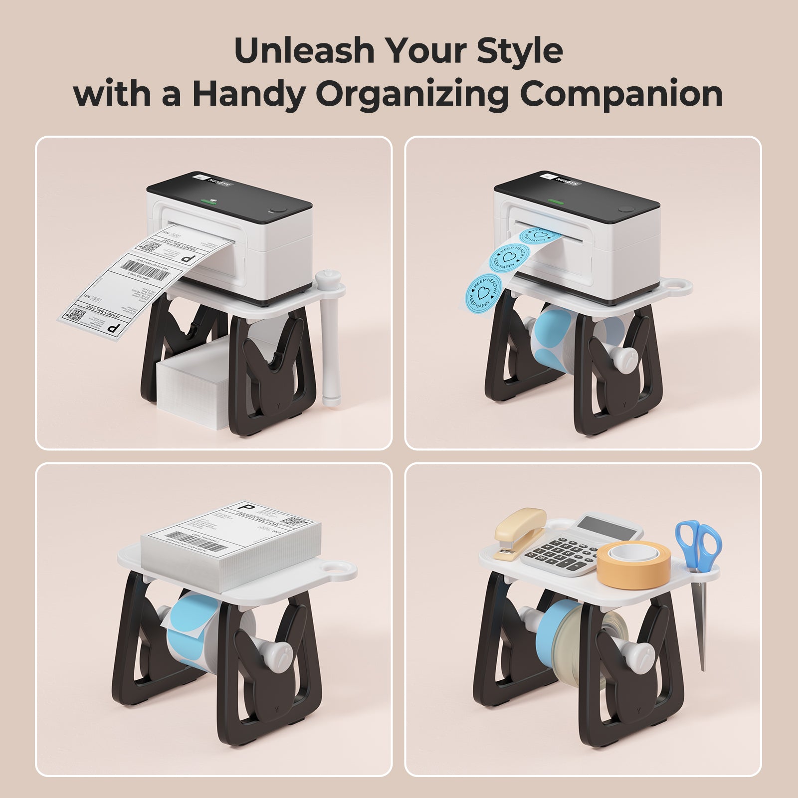 MUNBYN Rollenetikettenhalter für Drucker