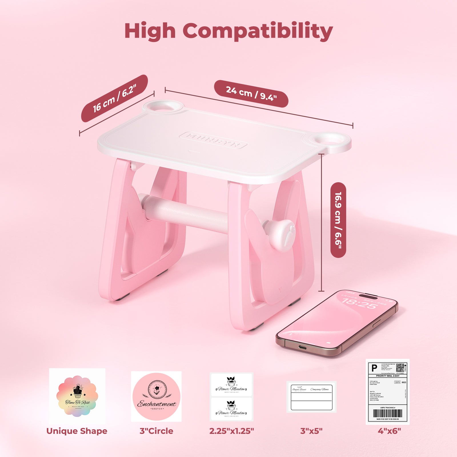 MUNBYN Rollenetikettenhalter für Drucker