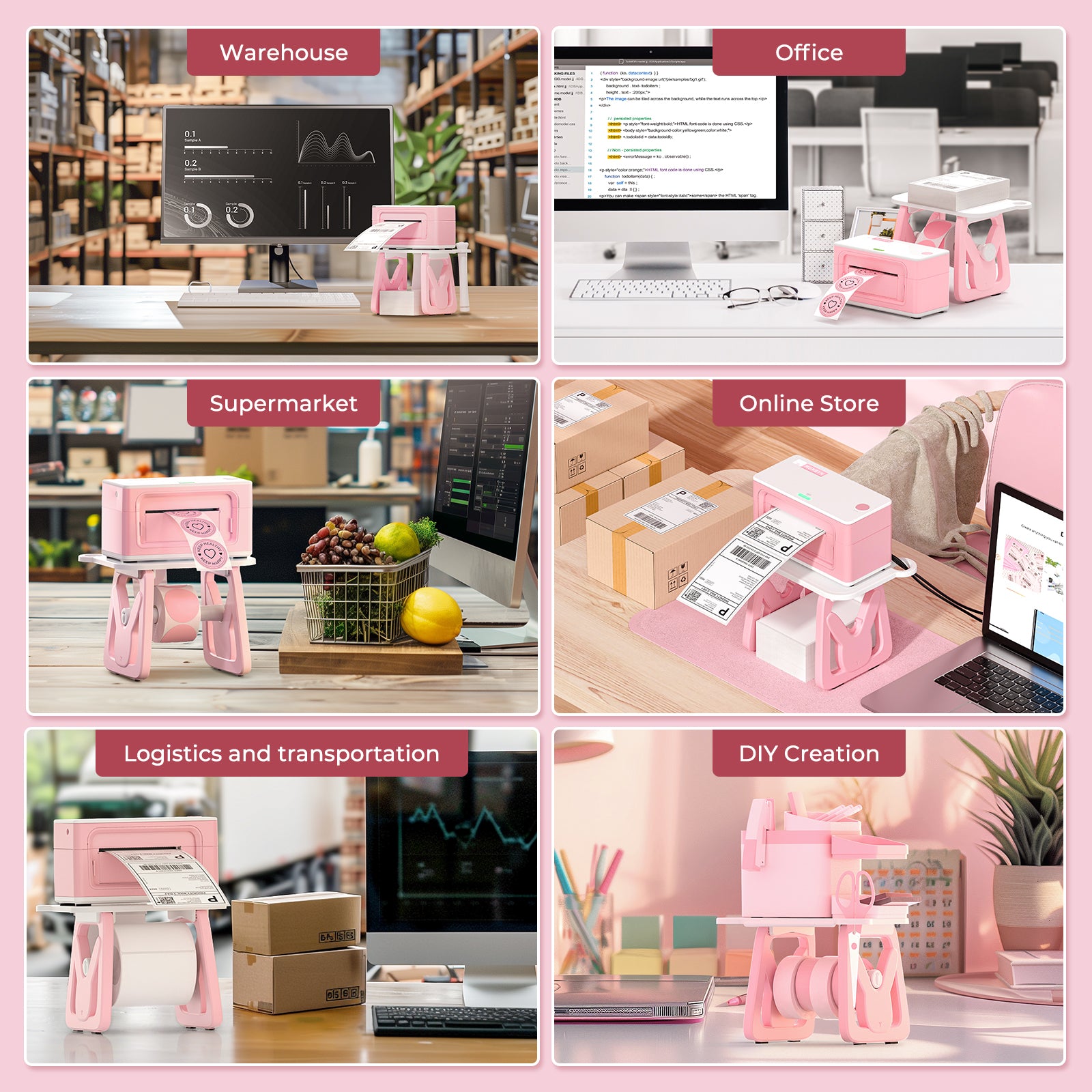 MUNBYN Rollenetikettenhalter für Drucker