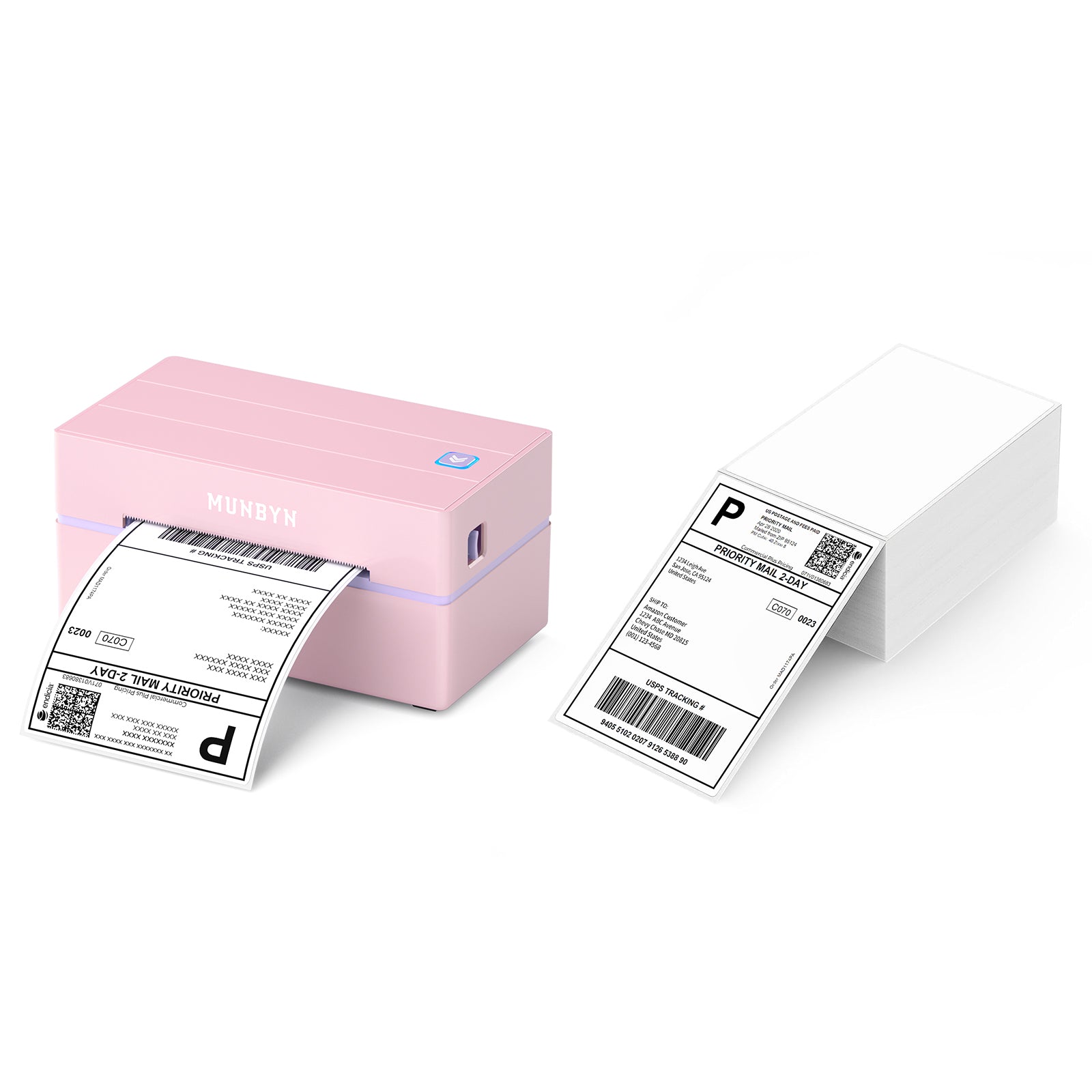 MUNBYN 130B Bluetooth Etikettendrucker Thermodrucker