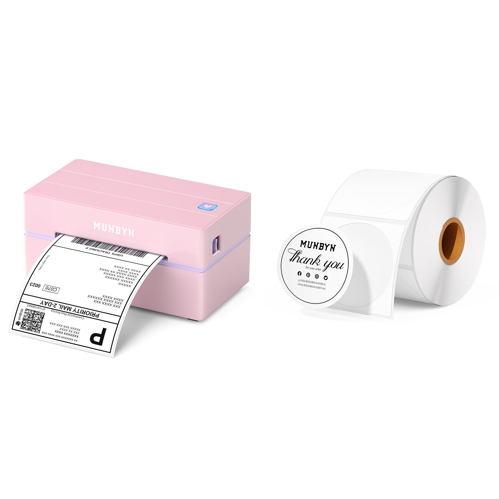 MUNBYN 130B Bluetooth Etikettendrucker Thermodrucker