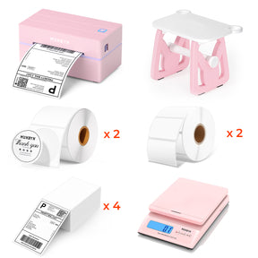 MUNBYN 130B Bluetooth Etikettendrucker Thermodrucker Sets