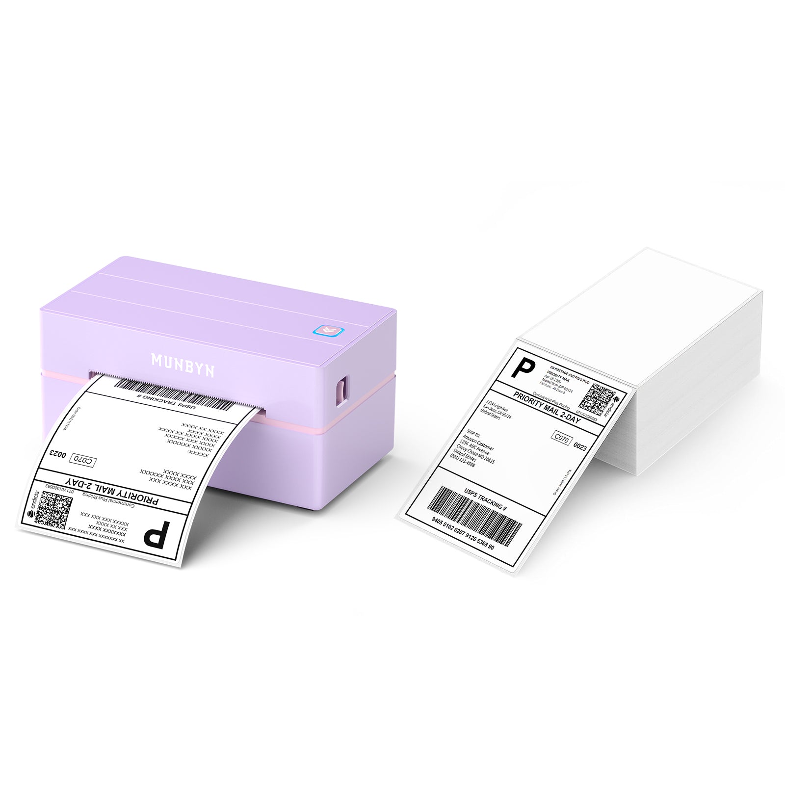 MUNBYN 130B Bluetooth Etikettendrucker Thermodrucker