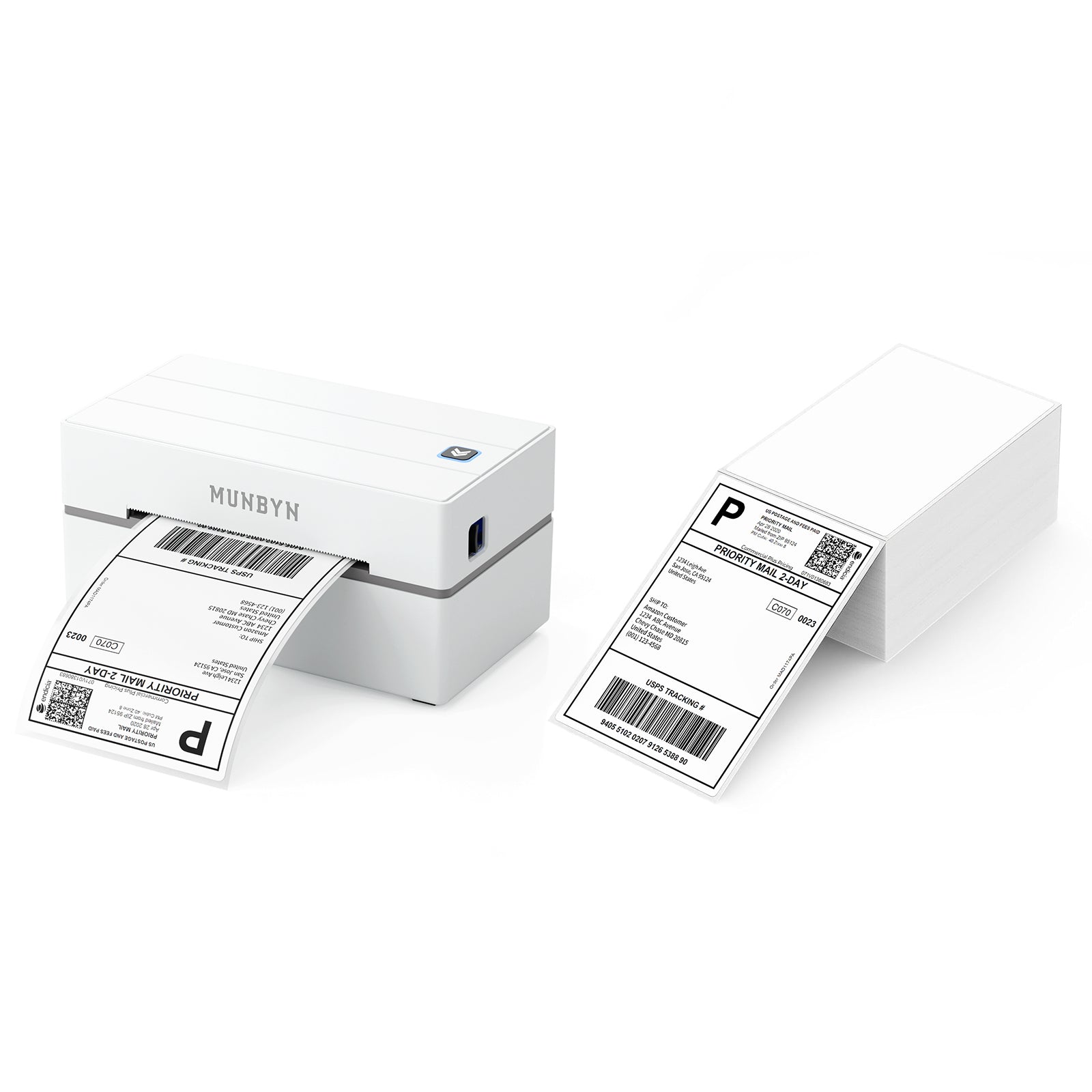 MUNBYN 130B Bluetooth Etikettendrucker Thermodrucker