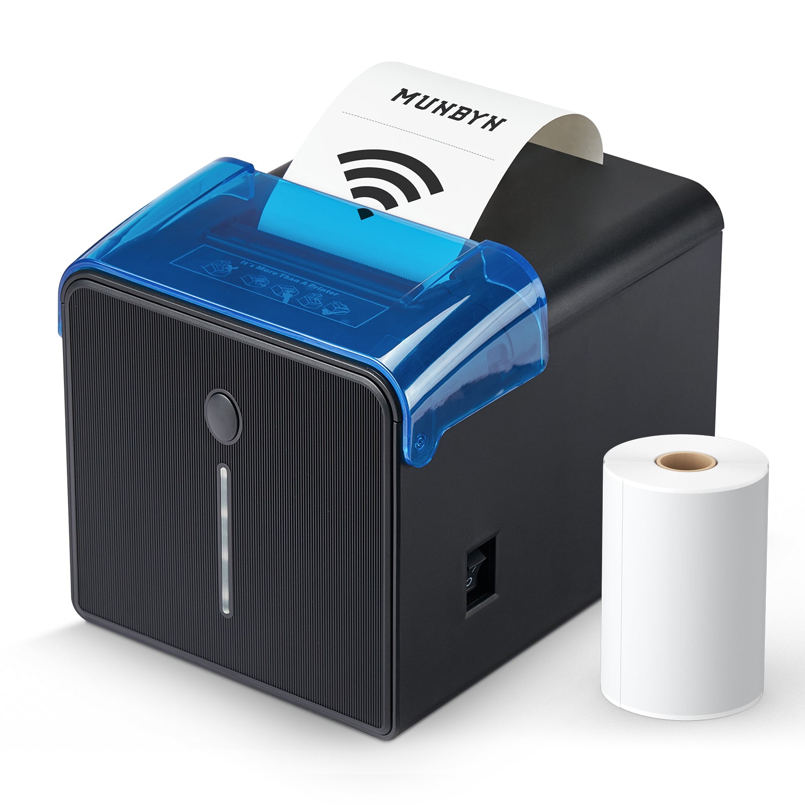 MUNBYN ITPP905 WLAN Bondrucker mit öl & spritzwassergeschützter Abdeckung