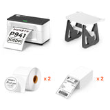 MUNBYN RW941BP 300DPI Bluetooth Thermal Label Printer Kit for Product Labels