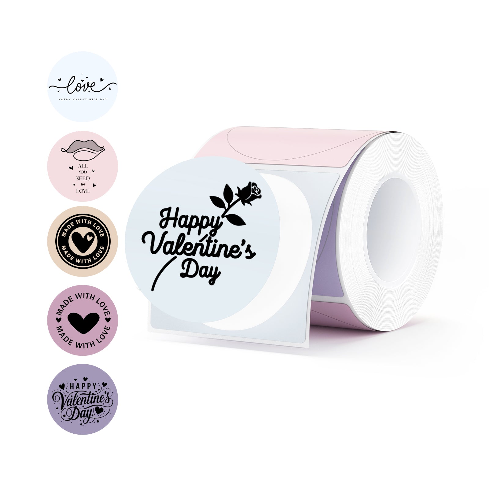 MUNBYN 50mm (2 Zoll) Morandi Serie 5-farbige runde Etiketten 150 Stücke