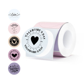 MUNBYN 50mm (2 Zoll) Morandi Serie 5-farbige runde Etiketten 150 Stücke