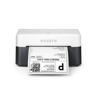 MUNBYN RW403B Bluetooth Thermal Label Printer for Shipping and Product Labels