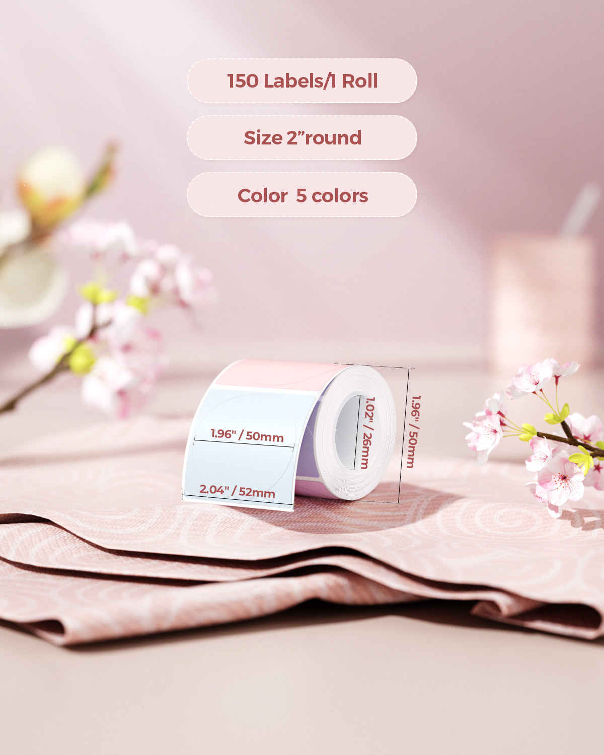 MUNBYN RealWriter 403B Bluetooth Drucker & Morandi Etiketten Bäckerei Verpackung Starter Set