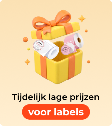 Bespaar tot 50% op labels
