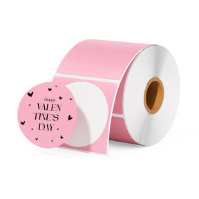 MUNBYN 2" runde Thermoaufkleber-Etiketten | 750 Etiketten pro Rolle