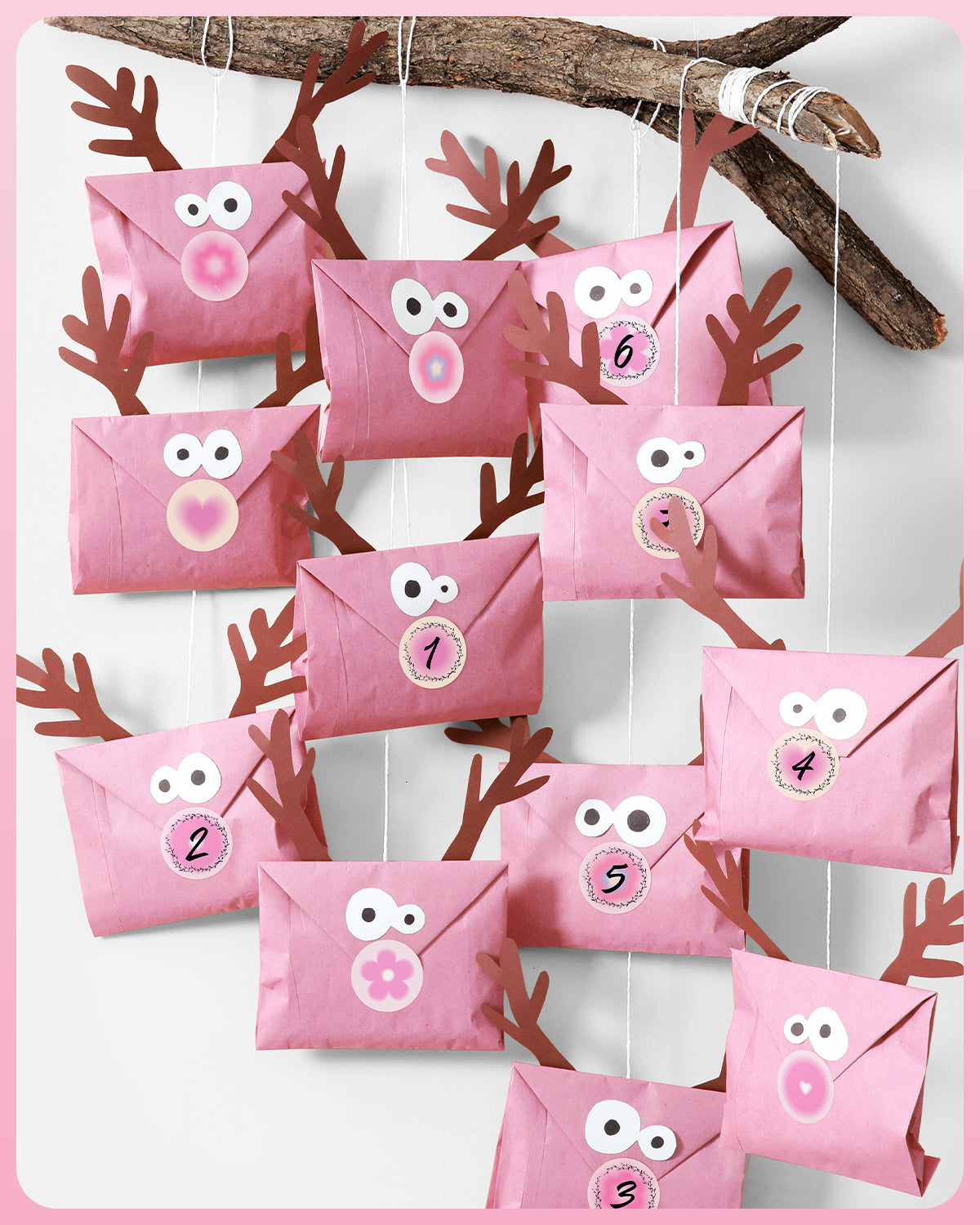 MUNBYN 2" 6-in-1-Thermoaufkleber mit Farbverlauf in Lila