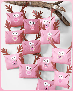 MUNBYN 2" 6-in-1-Thermoaufkleber mit Farbverlauf in Lila