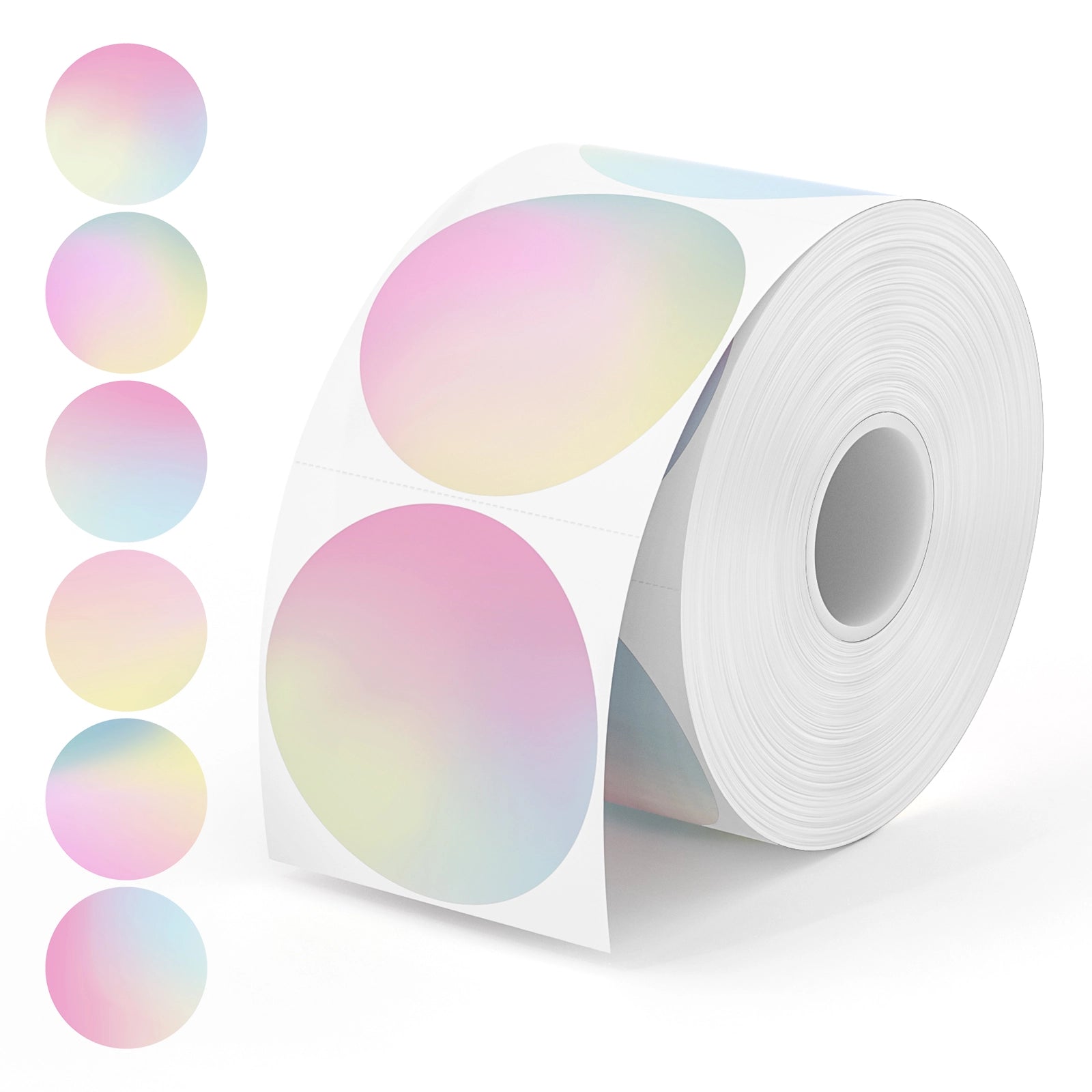 MUNBYN 6-in-1 Gradient Thermal Stickers