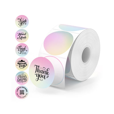 MUNBYN 6-in-1 Gradient Thermal Stickers