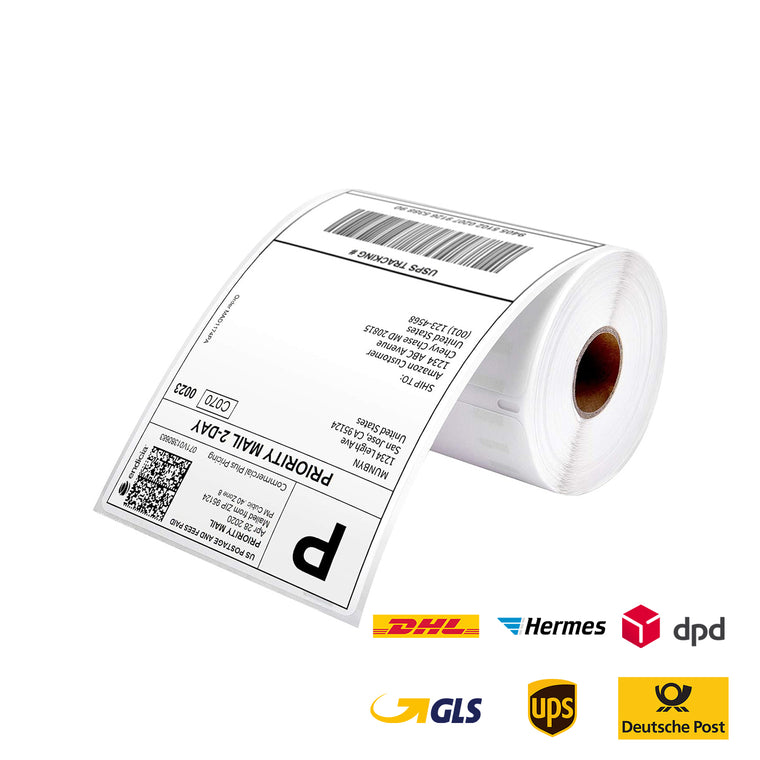 MUNBYN 4" x 6" Versandetiketten auf Rolle für Paketversand