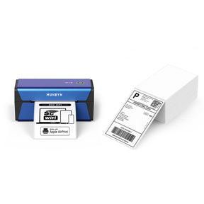 MUNBYN 401AP Airprint Etikettendrucker Thermodrucker 300DPI