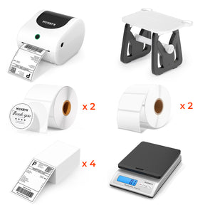 MUNBYN RW411B Bluetooth Shipping Label Printer Sets