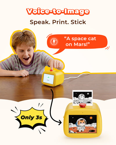 MUNBYN Stickee SP01 AI-Aufkleberdrucker für Kinder