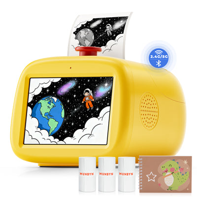 Imprimante d'autocollants MUNBYN Stickee SP01 AI pour enfants