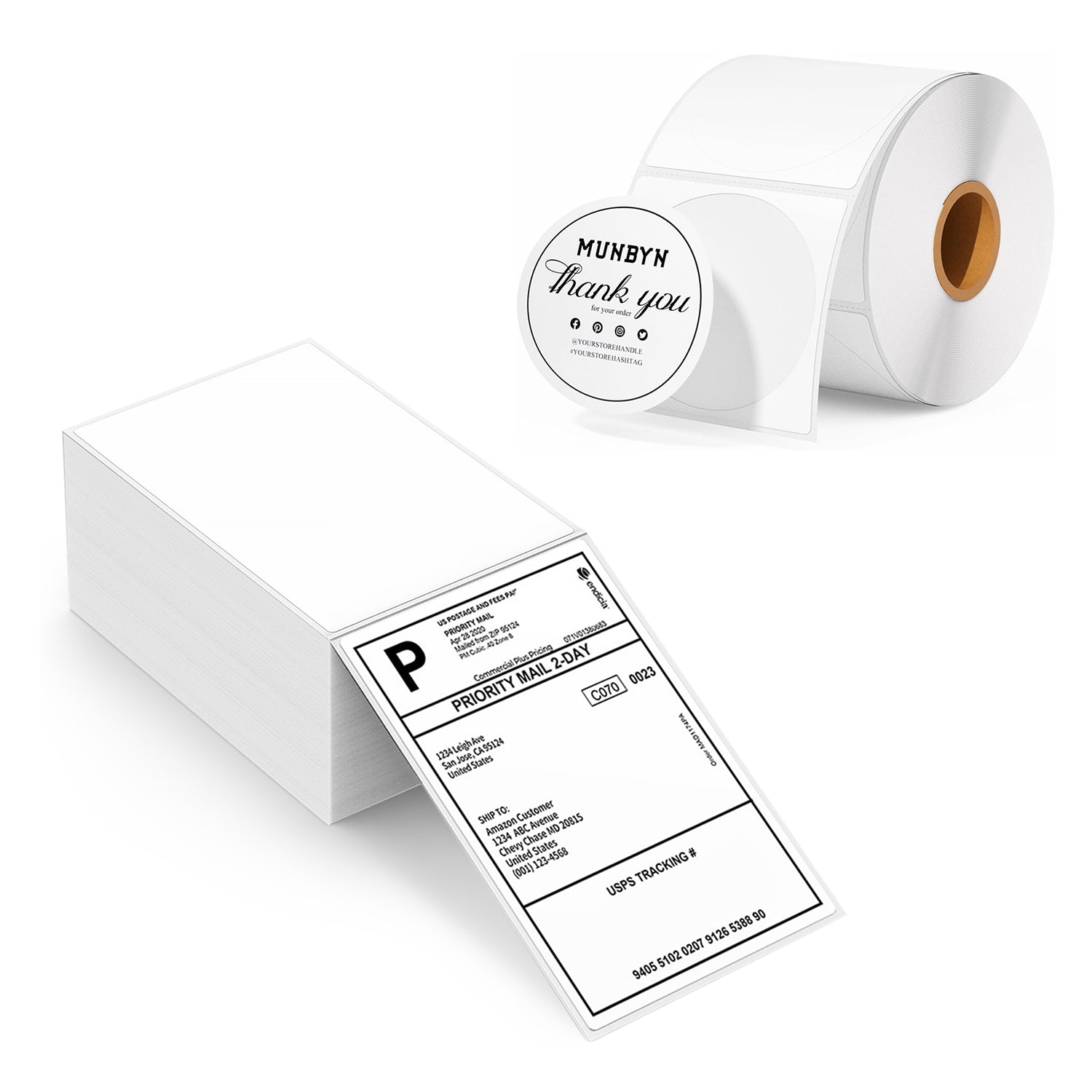 Kit de démarrage d'étiquettes essentielles MUNBYN pour petits entrepreneurs