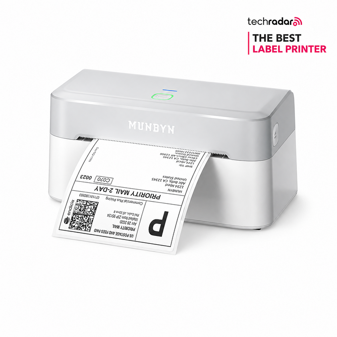 MUNBYN RW403B Bluetooth Thermodrucker für Versand- und Produktetiketten