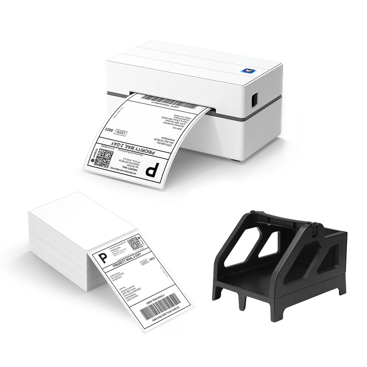 MUNBYN RealWriter 130 USB Thermo Etikettendrucker Labeldrucker Kits